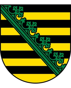 Герб земли Sachsen