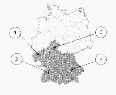 Abbildung aus dem amtlichen Fragenkatalog zu Frage 8, mit den nummerierten Antwortmöglichkeiten