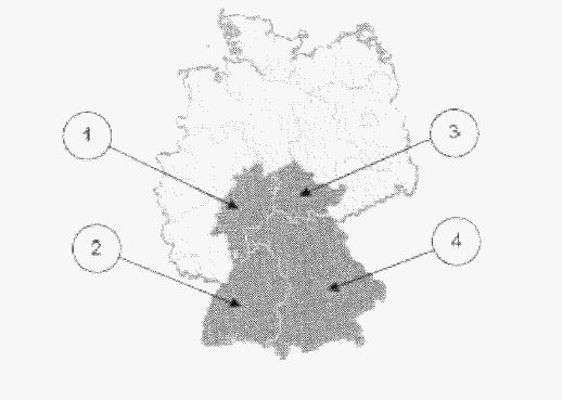 Abbildung aus dem amtlichen Fragenkatalog zu Frage 8, mit den nummerierten Antwortmöglichkeiten